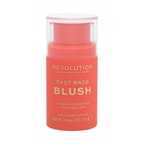 Makeup Revolution London Fast Base Blush 14 g tvářenka v tyčince pro ženy Peach