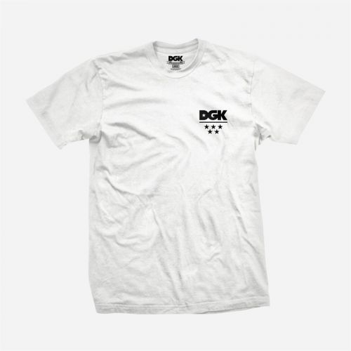 triko DGK -  All Star Mini Logo Tee White  (MULTI) velikost: M