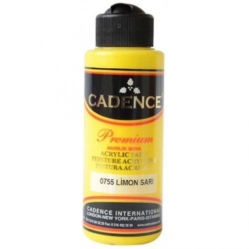 Cadence Premium akrylová barva / žlutá 70 ml