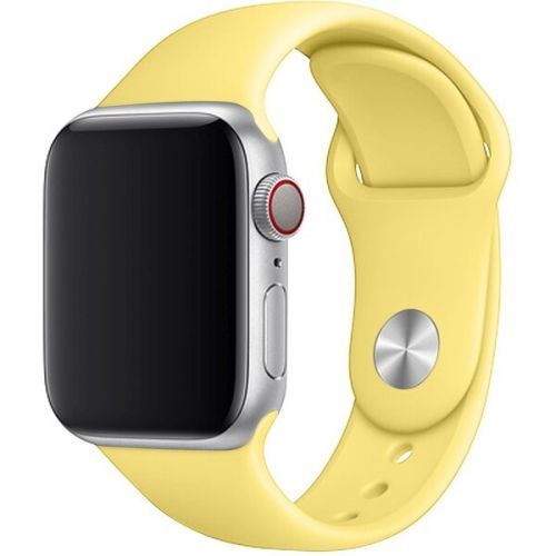 Set silikonových řemínků FIXED Silicone Strap pro Apple Watch 38/40/41 mm, žlutá