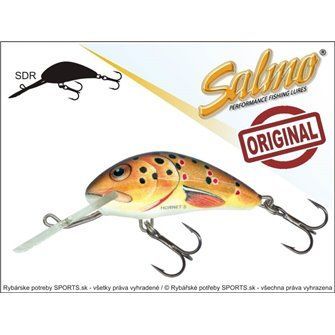 Wobler Salmo HORNET-T Velikost H3F 3,5cm