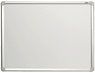 Bílá jednoduchá magnetická tabule SLIM s ALU rámem 90x60 cm Slim Basic 90/60