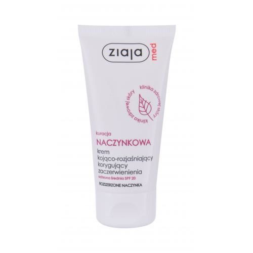 Ziaja Med Capillary Treatment Soothing rozjasňující krém pro pleť s rozšířenými žilkami SPF20 50 ml pro ženy