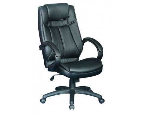 Kancelářské křeslo Stuart, černá ekokůže