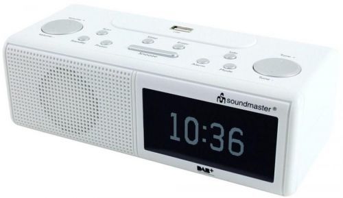 DAB+ radiobudík SoundMaster UR8350WE, AUX, USB, bílá