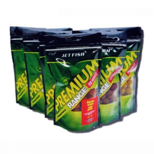 JETFISH Boilies AKCE PREMIUM RANGE - MIX příchutí 20mm 200g