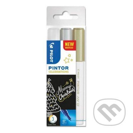 Pilot Pintor Extra Fine Sada akrylových popisovačů 1,5 - 2,2 mm Celebrations 3 ks