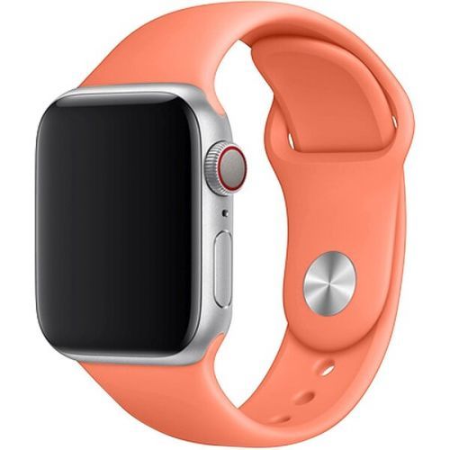 Set silikonových řemínků FIXED Silicone Strap pro Apple Watch 38/40/41 mm, oranžová