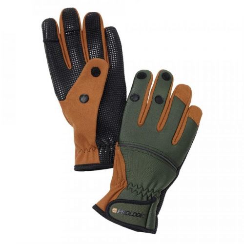 Savage Gear Neoprénové rukavice Neoprene Grip Glove Green/Black - L