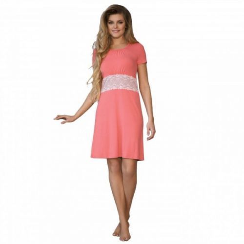 Babella Romina plus Noční košilka 4XL broskvová