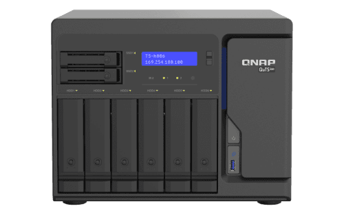QNAP TS-h886-D1622-16G (Xeon 3,2GHz, ZFS, 16GB ECC RAM, 6x3,5
