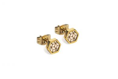 Virie Earrings Hexagon