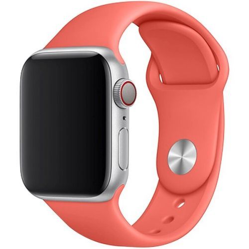 Set silikonových řemínků FIXED Silicone Strap pro Apple Watch 38/40/41 mm, meruňková