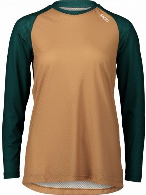 POC MTB Pure LS Jersey Moldanite Green/Aragonite Brown Womens S