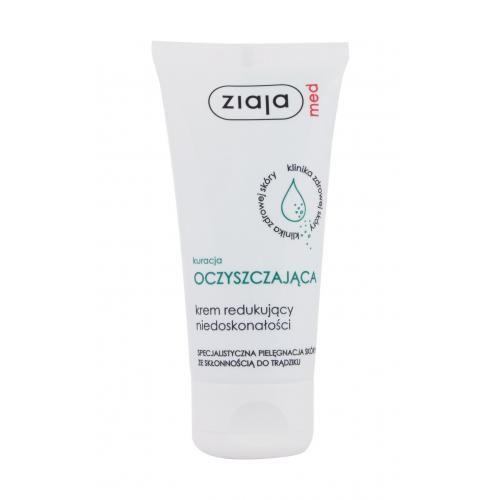 Ziaja Med Antibacterial Treatment Anti-Acne Cream pleťový krém pro redukci akné 50 ml unisex