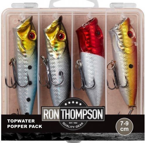 Ron Thompson Topwater Popper Pack Lure Box 7-9cm