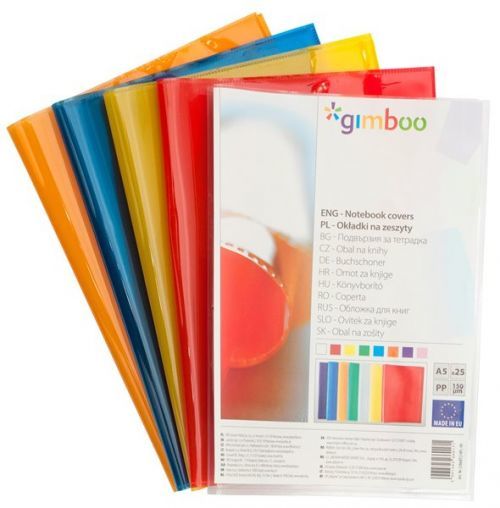 obal na sešity A5 červená