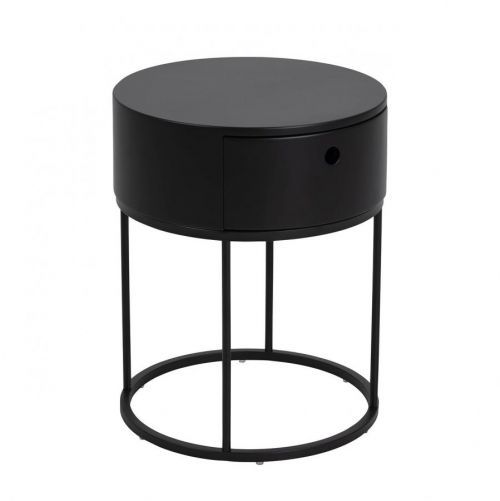 ACTONA Noční stolek Polo − černá