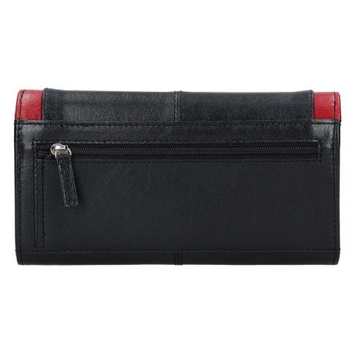 Lagen Dámská peněženka kožená BLC/4228 Černá/Červená