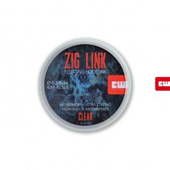 Carp Whisperer plovoucí vlasec Kryptec Zig Link 12lb Clear (KZL12)|PNQ3000101
