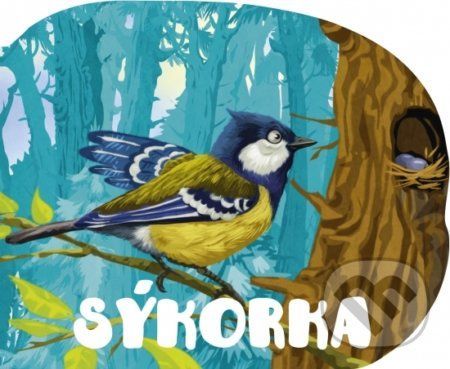 Sýkorka modřinka – ptáček vyřezaný ze dřeva Holztiger