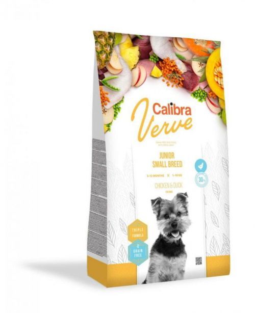 Calibra Dog Verve GF Junior Small Chicken&Duck 1,2kg