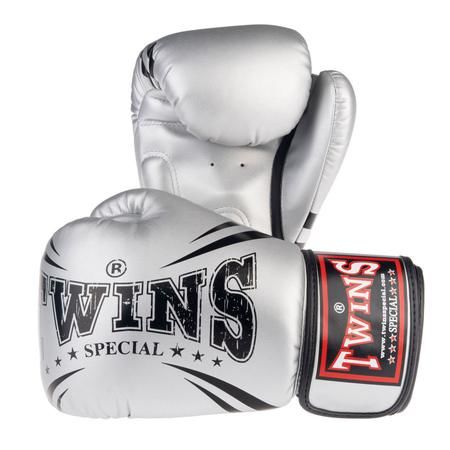 Boxerské rukavice Twins Fantasy8 - stříbrná stříbrná 10