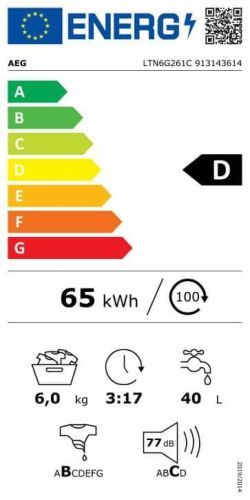 Aeg pračka s horním plněním Prosense™ Ltn6g261c