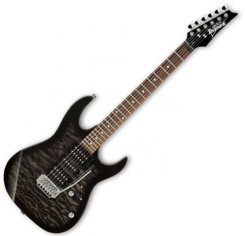 Ibanez GRX70QA Transparent Black Burst