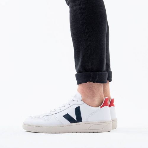 Veja V-10 Leather Extra White Nautico 37