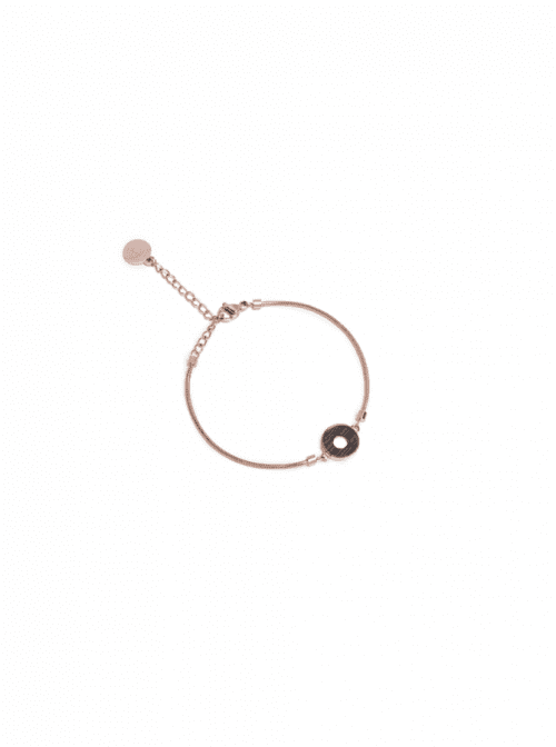 Kovový náramek Rose Bracelet Circle XS/S 14-18 cm