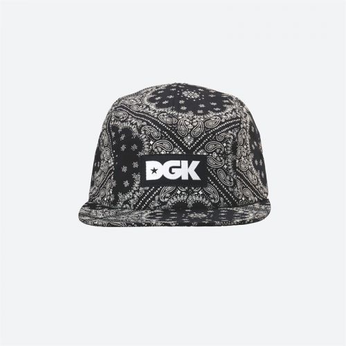 kšiltovka DGK -  O.G. 5-Panel Hat Black  (MULTI)