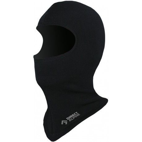 Direct Alpine Balaclava black unisex kukla Polartec Power Stretch Pro M