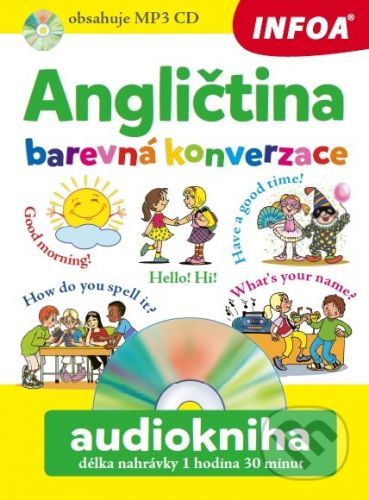 Angličtina - barevná konverzace audiokniha + MP3 CD