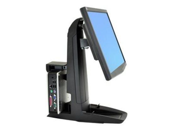 Ergotron Neo-Flex All-In-One SC Lift Stand, Secure Clamp - Stojan pro LCD display / CPU - černá - velikost obrazovky: až 24