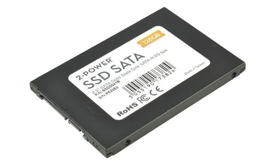 2-Power SSD 128GB 2.5" SATA III 6Gbps (R355, W300 MB/s, IOPS 72/70K)