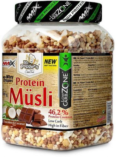 Amix Protein Müsli 500 g - čokoláda - kokos