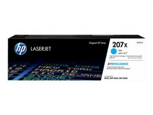 HP 207X Cyan LaserJet Toner Cartridge, W2211X