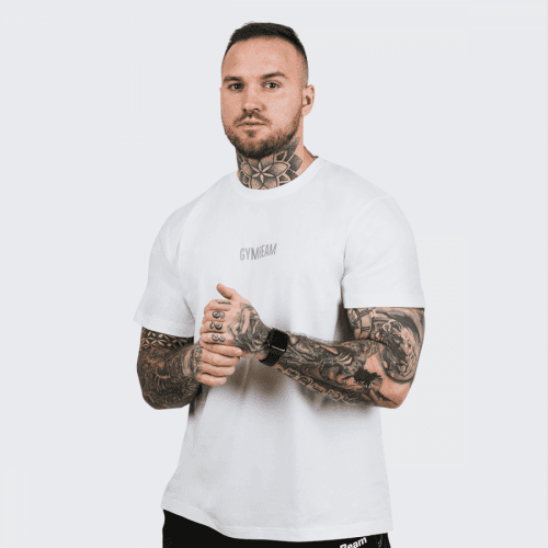 Tričko FIT White S - GymBeam