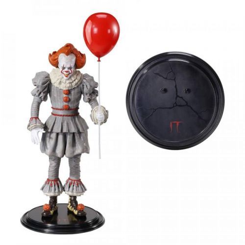 Noble Collection | Stephen Kings It - ohebná figurka Pennywise 19 cm