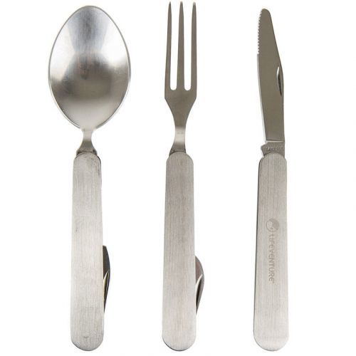 Lifeventure Knife Fork Spoon Set Folding