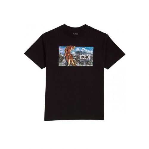 triko DGK -  Big Cat Tee Black  (MULTI)