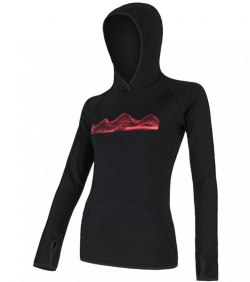 MERINO UPPER MOUNTAINS Dámská funkční mikina 18200041 černá L