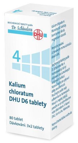 No.4 Kalium chloratum DHU 80 tablet D5-D30