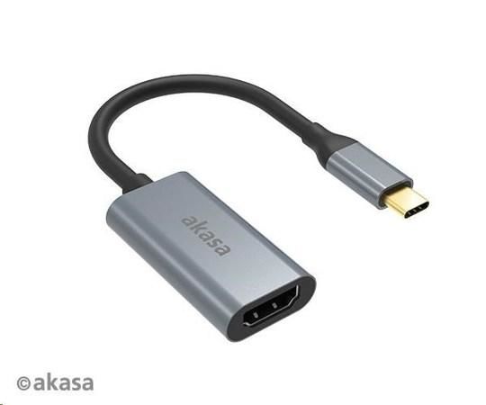 AKASA - adaptér USB Type-C na HDMI (AK-CBCA24-18BK)