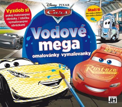 Auta - Vodové mega omalovánky