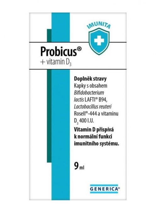 Probicus + vitamin D3 9 ml Generica