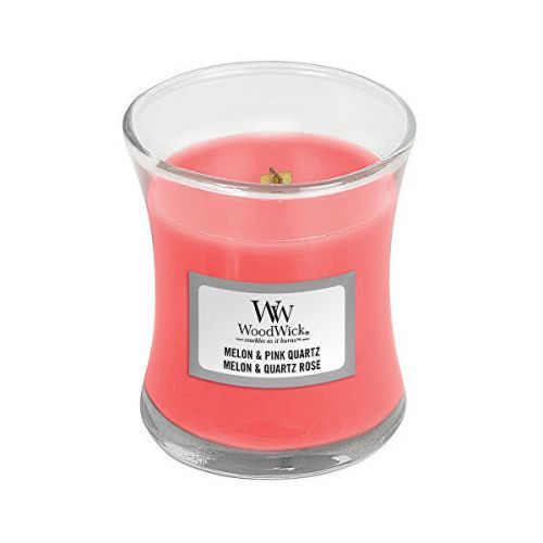 WoodWick vonná svíčka.sklo malé/Melon & Pink Quartz 85g 37559