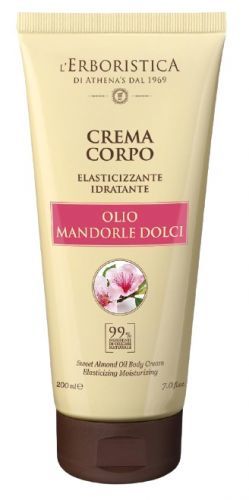 Erboristica Tělový krém s mandlovým olejem hydratační elastikační 200ml