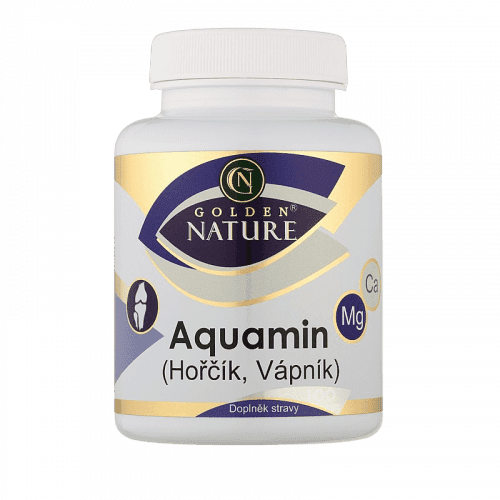 Golden Nature Aquamin (Vápník+Hořčík) 100 kapslí